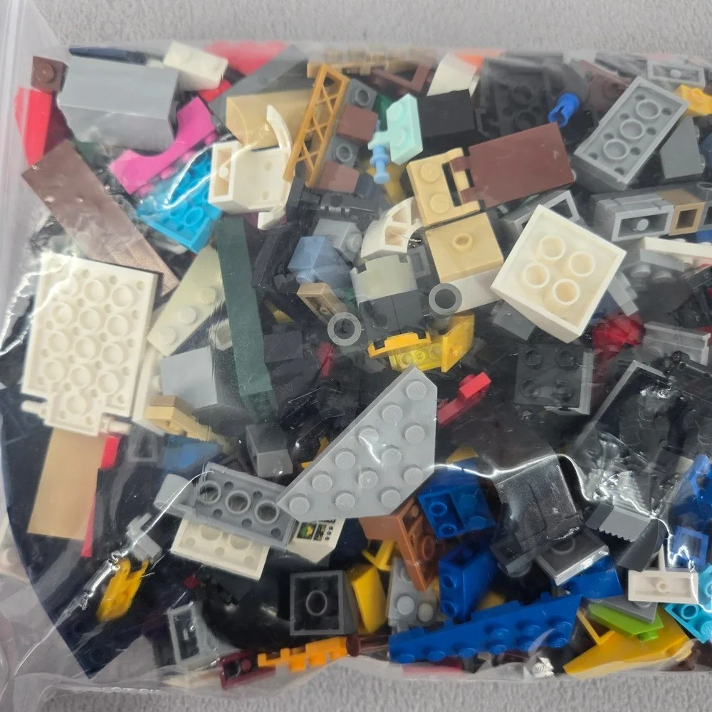 LEGO 2lb 2oz Bulk Mixed Bricks Plates Specialty Pieces Multicolor Creative Lot